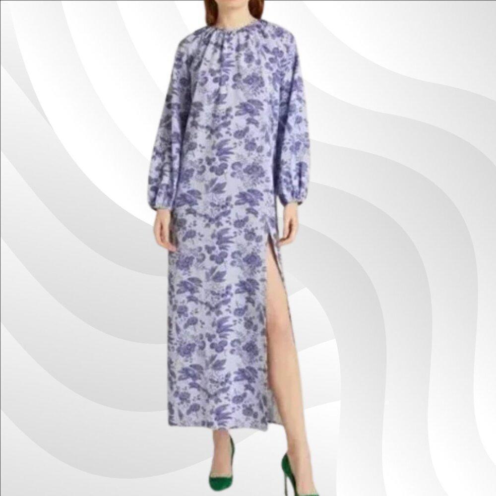 Hill House Blue Floral Maxi Dress